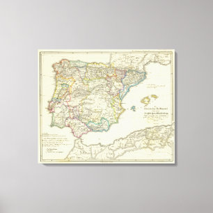 The Iberian peninsula to their church Canvas Print