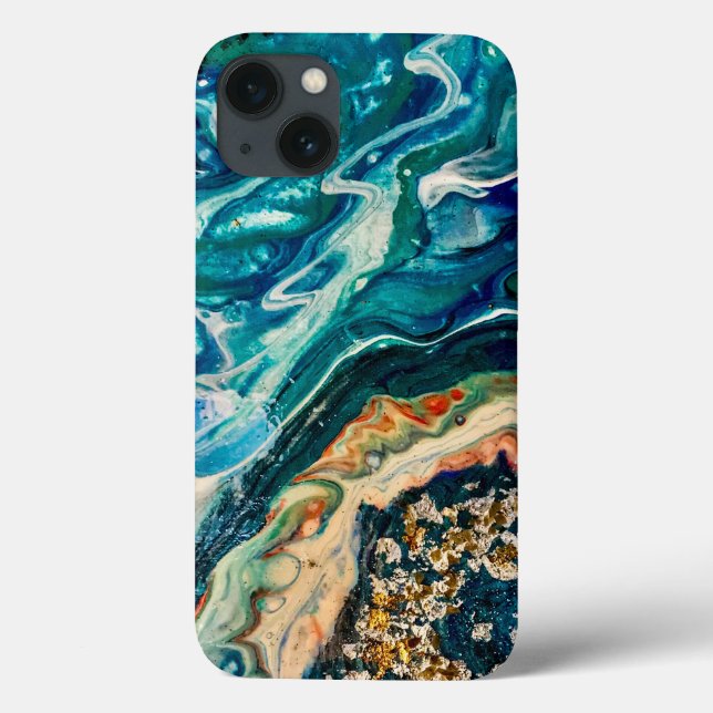 The Ice and The Fish abstract painting Case-Mate iPhone Case (Back)