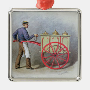 The Ice Cream Seller, 1895 Metal Tree Decoration