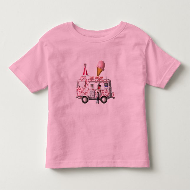 The Ice Cream Truck Toddler T-Shirt (Front)