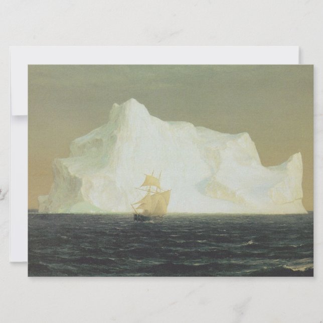 The Iceberg (by Frederic Edwin Church) Card (Front)