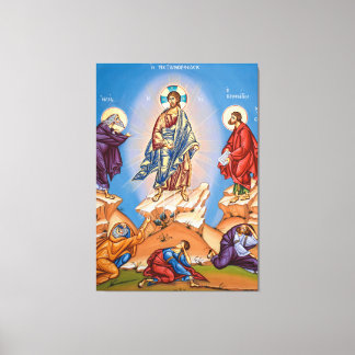 The Icon of Transfiguration Stretched Canvas Print