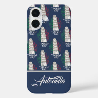 The Iconic Italian Landmark Personalised Name iPhone 16 Case