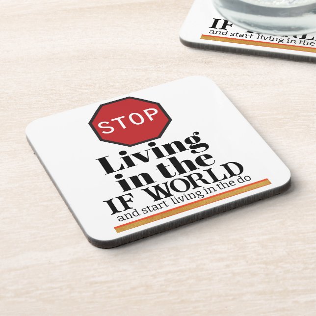 The IF World Beverage Coaster (Left Side)