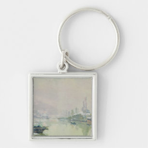The Ile Lacroix under Snow, 1893 Key Ring