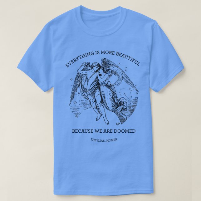 The Iliad Homer 8 T-Shirt (Design Front)