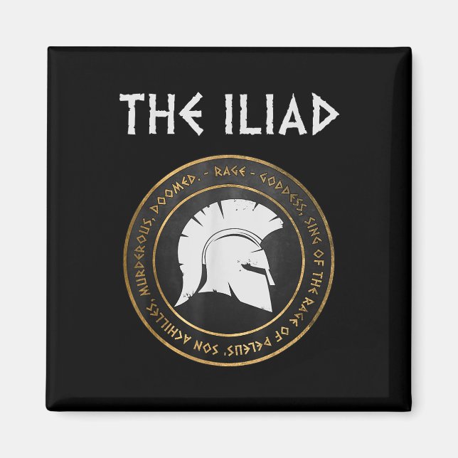 The Iliad Wrath Of Achilles Trojan War  Magnet (Front)