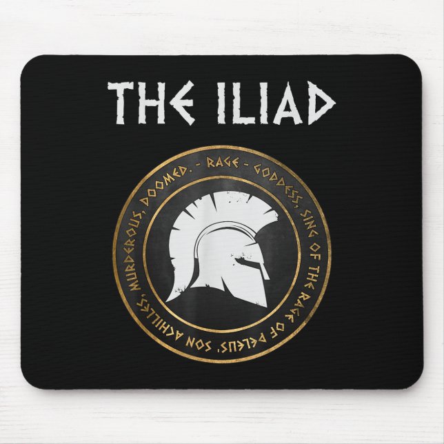 The Iliad Wrath Of Achilles Trojan War  Mouse Pad (Front)