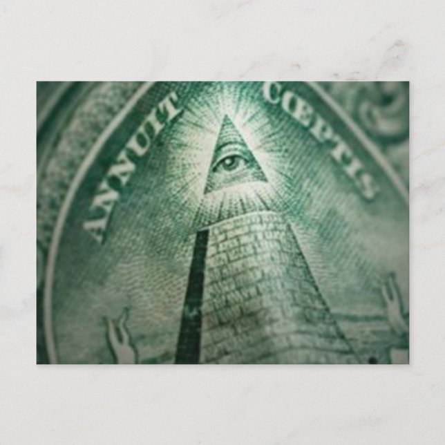 The Illuminati Eye Postcard (Front)