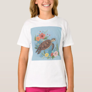The illustration of a sea turtle T-Shirt