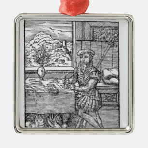 The Illustrator, published by Hartman Schopper Metal Tree Decoration