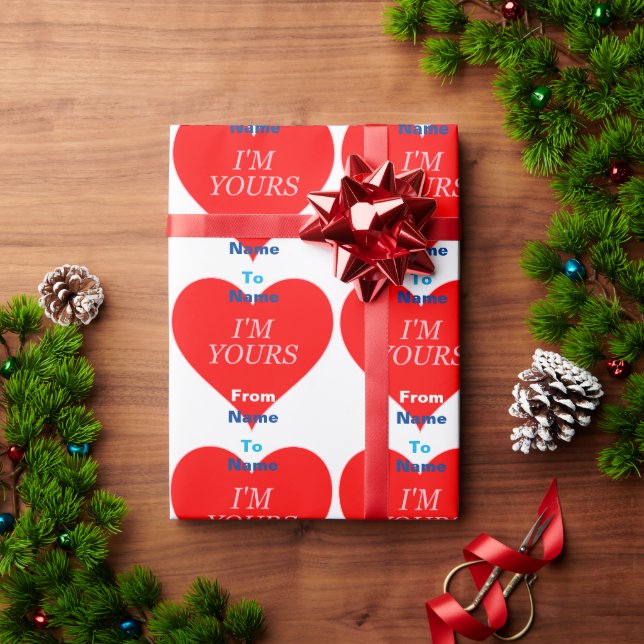The I'm Yours collection Wrapping Paper (Holiday Gift)