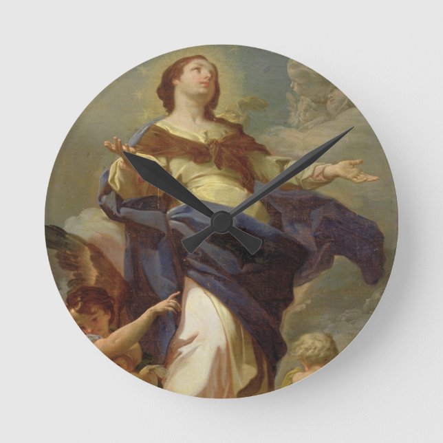The Immaculate Conception 2 Round Clock (Front)