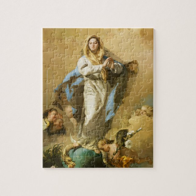 The Immaculate Conception by Giovanni B. Tiepolo Jigsaw Puzzle (Vertical)