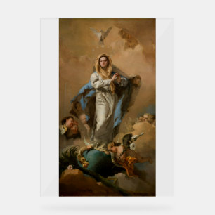 The Immaculate Conception by Giovanni Tiepolo Acrylic Sign