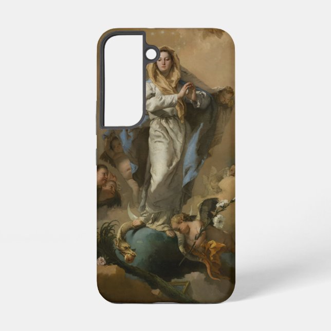 The Immaculate Conception by Giovanni Tiepolo Samsung Galaxy S22 Case (Back)