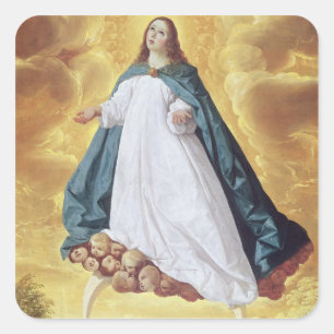 The Immaculate Conception, c.1628-30 (oil on canva Square Sticker