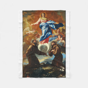 The Immaculate Conception of Virgin Mary Fleece Blanket