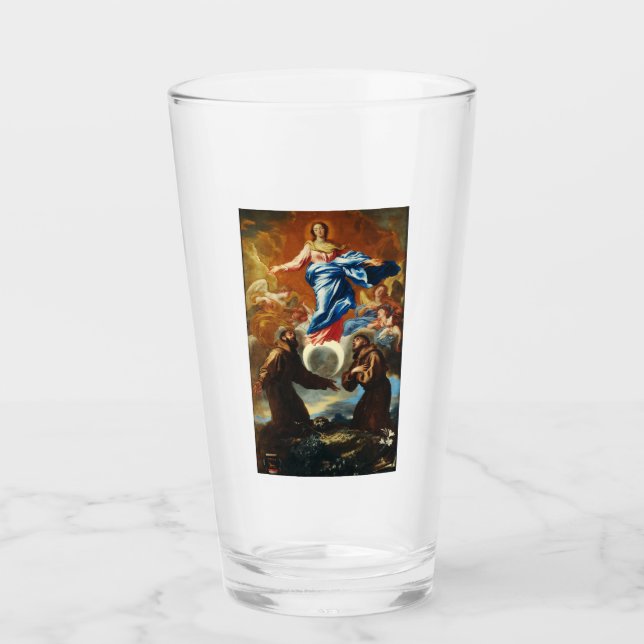 The Immaculate Conception of Virgin Mary Glass (Front)
