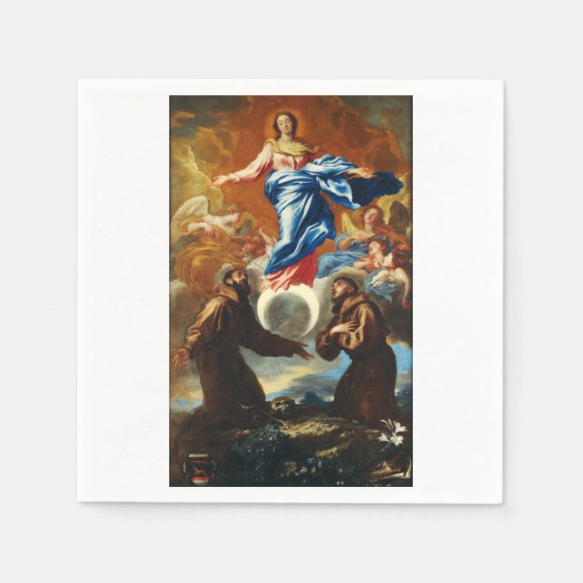 The Immaculate Conception of Virgin Mary Napkin (Front)