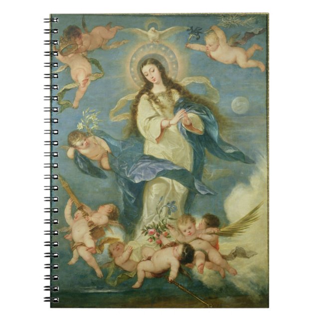 The Immaculate Conception Spiral Notebook (Front)