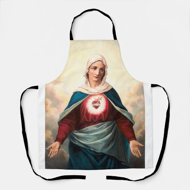 The Immaculate Heart of Mary Apron (Front)