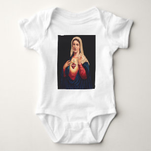The Immaculate Heart of Mary Baby Bodysuit