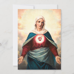 The Immaculate Heart of Mary Holiday Card