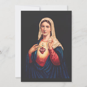 The Immaculate Heart of Mary Invitation