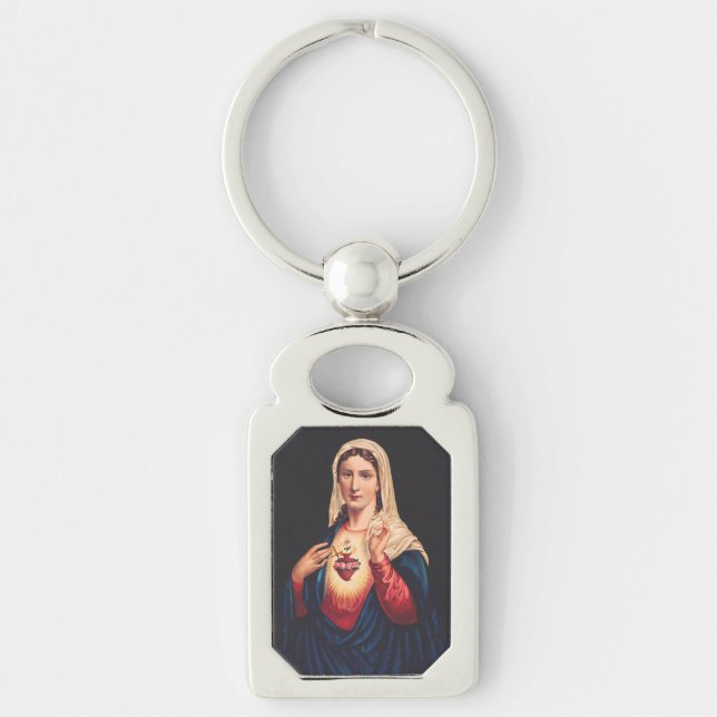 The Immaculate Heart of Mary Key Ring (Front)