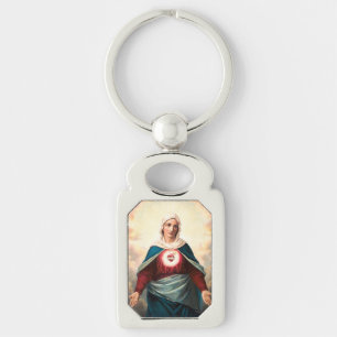 The Immaculate Heart of Mary Key Ring