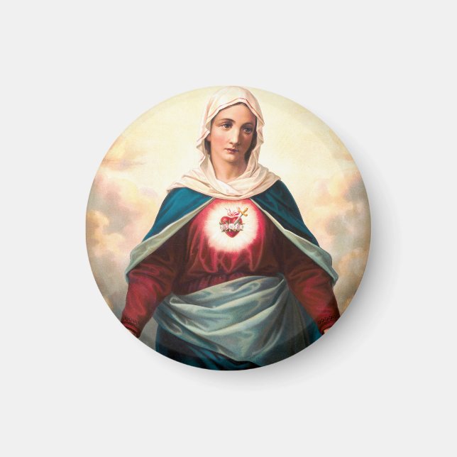 The Immaculate Heart of Mary Magnet (Front)
