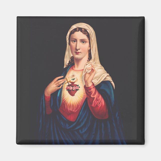 The Immaculate Heart of Mary Magnet (Front)