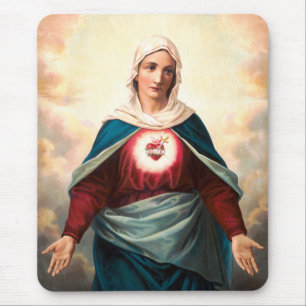 The Immaculate Heart of Mary Mouse Pad