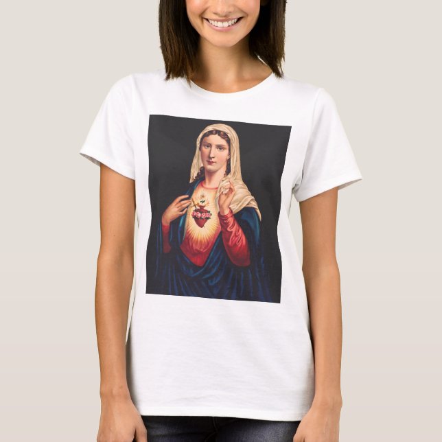 The Immaculate Heart of Mary T-Shirt (Front)