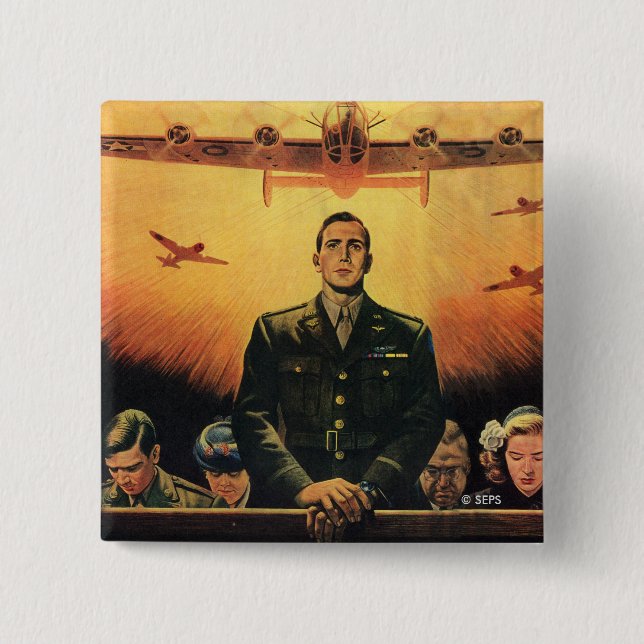 The Immortal Harpy 15 Cm Square Badge (Front)