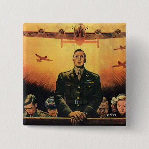 The Immortal Harpy 15 Cm Square Badge