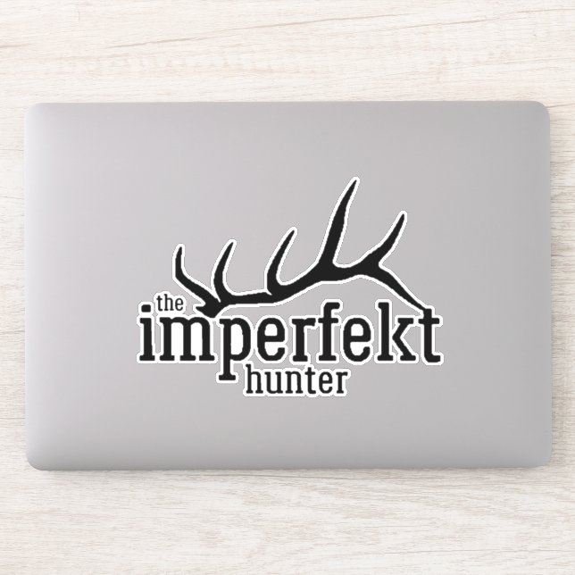 the imperfekt hunter vinyl sticker (Computer)