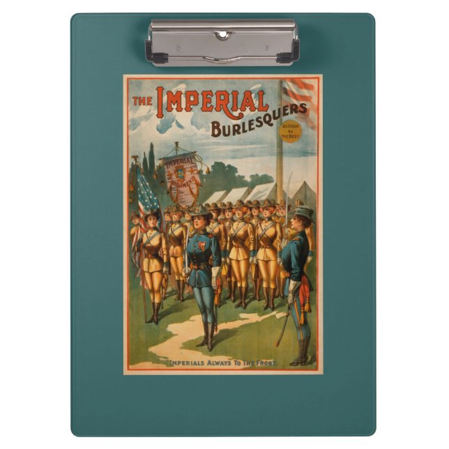 The Imperial Burlesquers Female Soldiers Play Clipboard (Front)