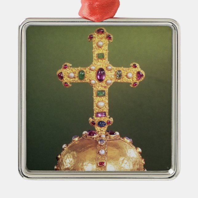 The Imperial Orb Of the Holy Roman Emperors Metal Tree Decoration (Front)