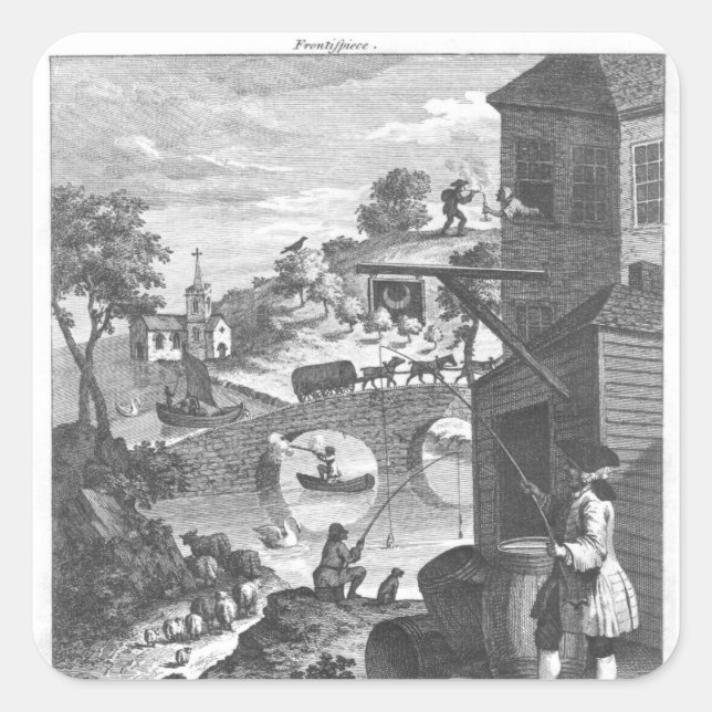 The importance of knowing perspective square sticker (Front)