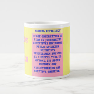The importance of words message colour pink large coffee mug