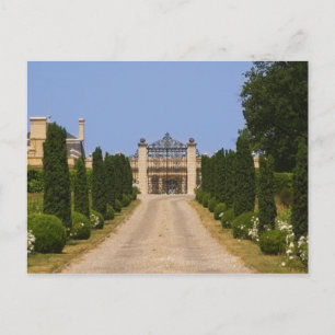 The imposing entrance to Chateau Haut Sarpe, the Postcard