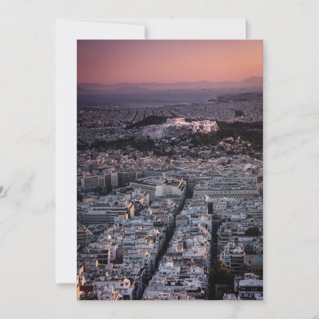 THE IMPRESSIVE ATHENS INVITATION (Front)