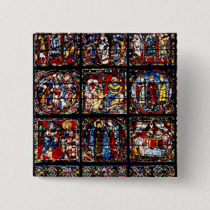 The Incarnation Window 15 Cm Square Badge