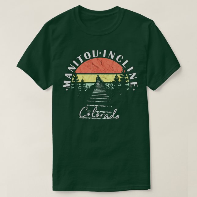 The Incline Manitou Springs Colorado  T-Shirt (Design Front)