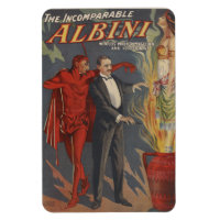 The Incomparable Albini Magician Magnet
