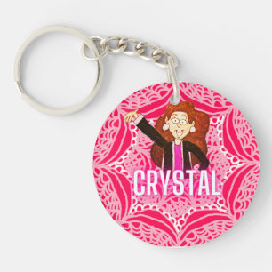The Incredible 5 Crystal by Jenn Webster Key Ring