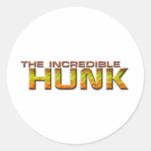 The Incredible Hunk Classic Round Sticker