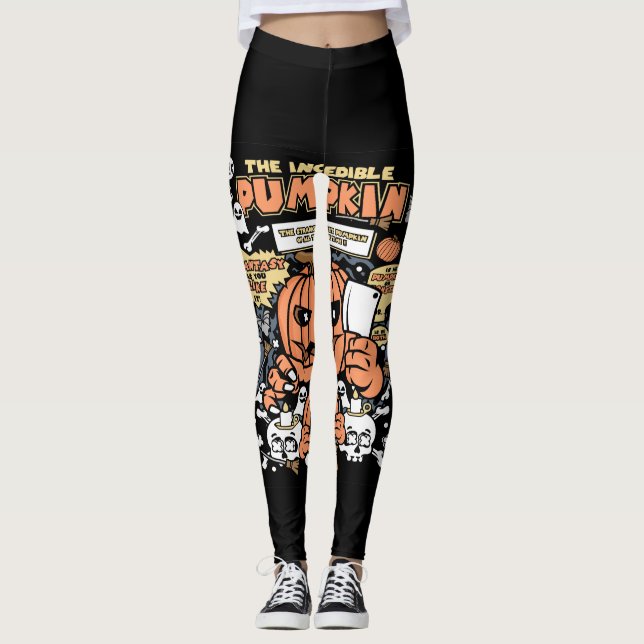 The Incredible Pumpkin Leggings (Front)